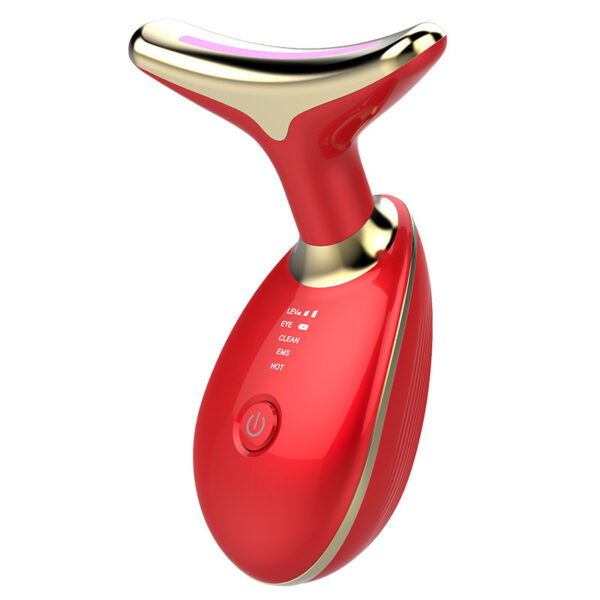 EMS Thermal Neck Lifting And Tighten Massager Electric Microcurrent Wrinkle Remover - Image 5