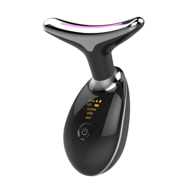 EMS Thermal Neck Lifting And Tighten Massager Electric Microcurrent Wrinkle Remover - Image 4